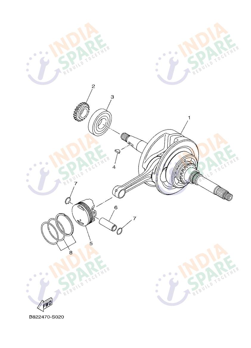 CRANKSHAFT & PISTON